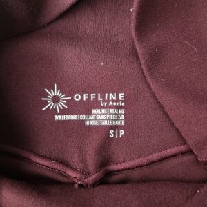 Offline by Aerie Burgundy Leggings